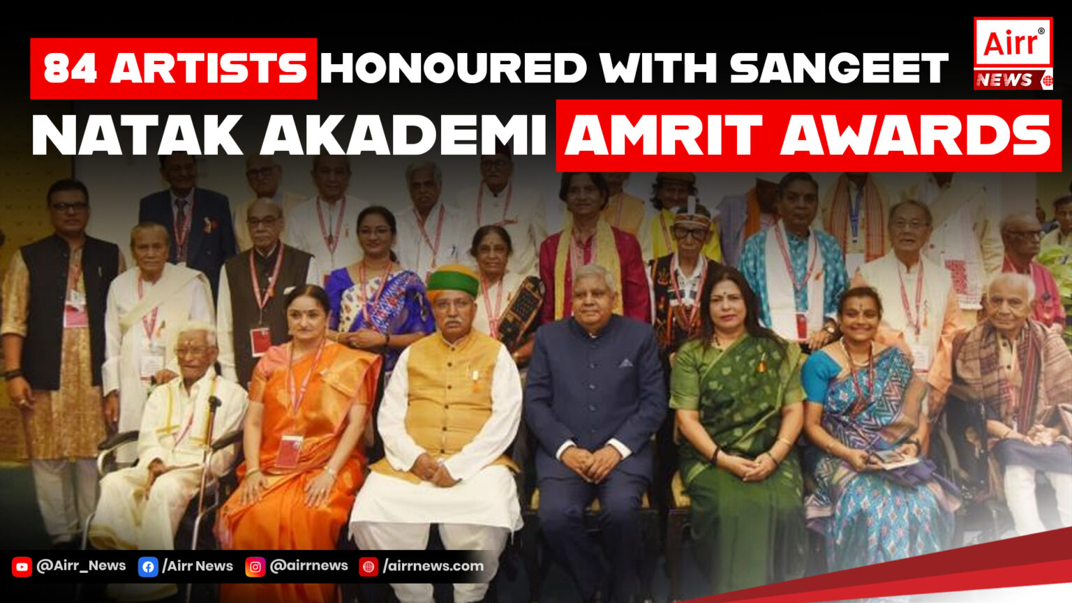 Sangeet Natak Akademi Honours 84 Artists With Amrit Awards