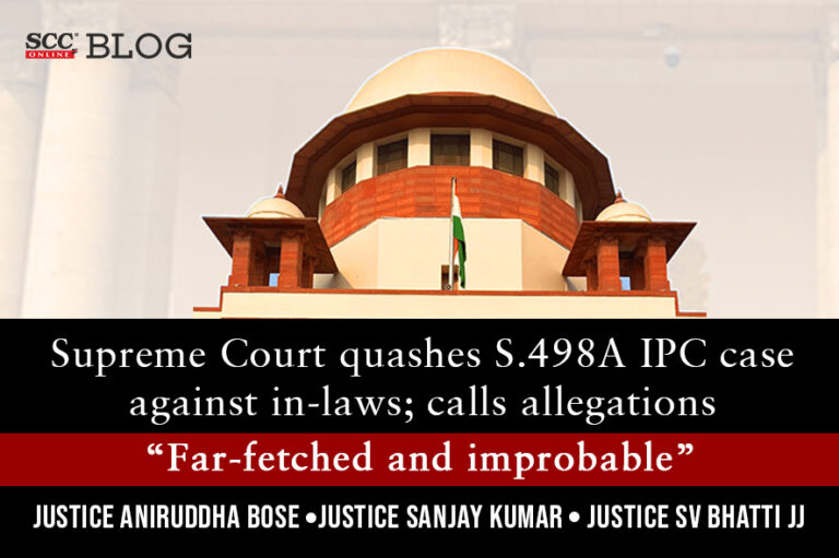 Supreme Court PC Section 498A