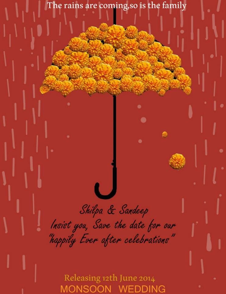 Joyous monsoon card