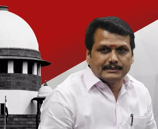 Supreme Court reserved its judgment on the bail plea of former Tamil Nadu Minister V Senthil Balaji in a money laundering case.