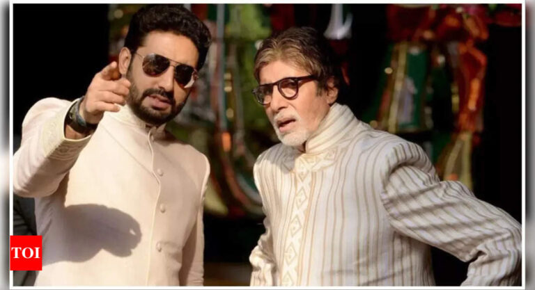 Amitabh Bachchan tells Abhishek Bachchan, ‘Let them say what they say..’ as he reviews his film ‘I Want To Talk’ – Read inside | Hindi Movie News – Times of India