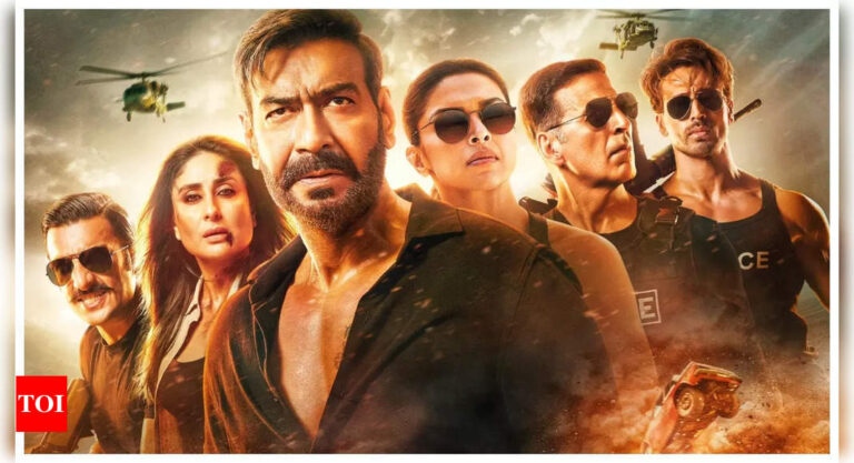 Singham Again Full Movie Collection: Singham Again box office collection Day 25: Ajay Devgn starrer crosses Rs 240 crore but faces steep decline on fourth Monday | – Times of India