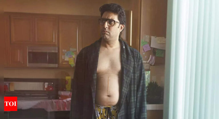 Abhishek Bachchan opens up about embracing a potbelly in ‘I Want To Talk’ and skipping abs in ‘Dhoom’ | Hindi Movie News – Times of India