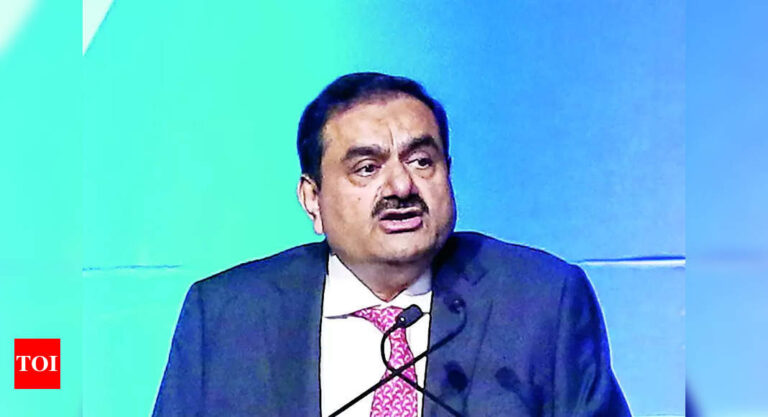 Adani Green says it’s not looking for fresh funds from investor Total – Times of India