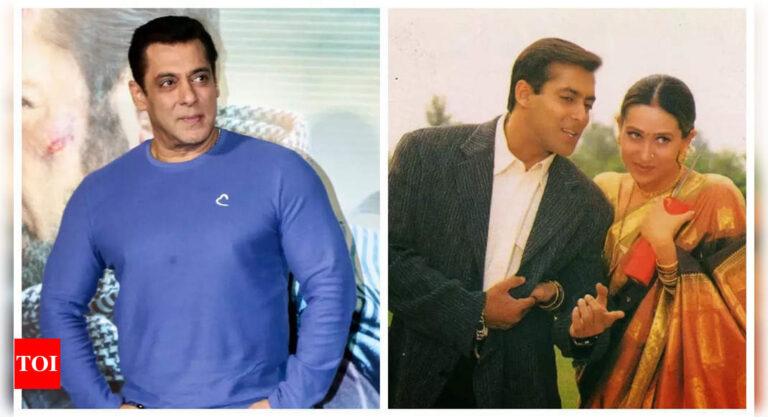 Salman Khan REACTS to re-release of ‘Biwi No 1’ with Karisma Kapoor: ‘It holds a very special place in my heart’ | – Times of India