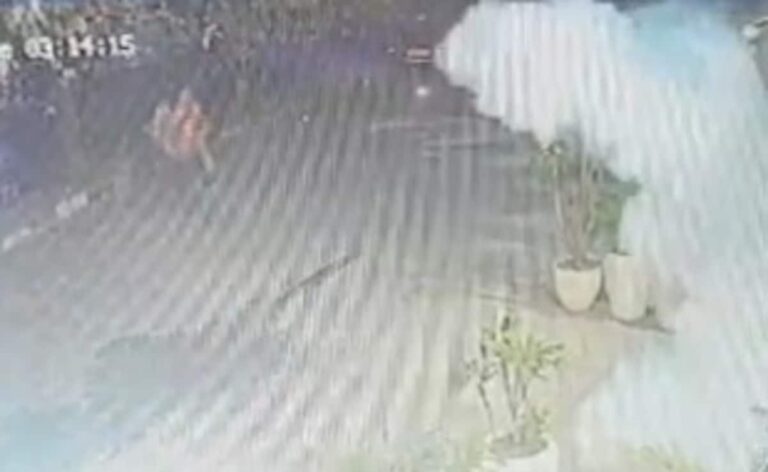 CCTV Shows Man Throwing Bomb Outside Rapper Badshah’s Club In Chandigarh