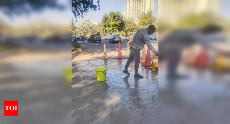 Ashoka Road Resurfacing Completed: Traffic Set to Resume Soon | Delhi News – Times of India