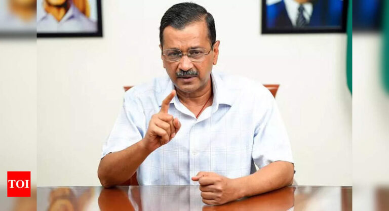 Kejriwal Criticizes Amit Shah Over Delhi Metro Cable Theft; BJP Responds | Delhi News – Times of India