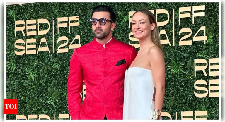 Ranbir Kapoor and Olivia Wilde walk red carpet TOGETHER at Red Sea Film Festival – WATCH | – Times of India