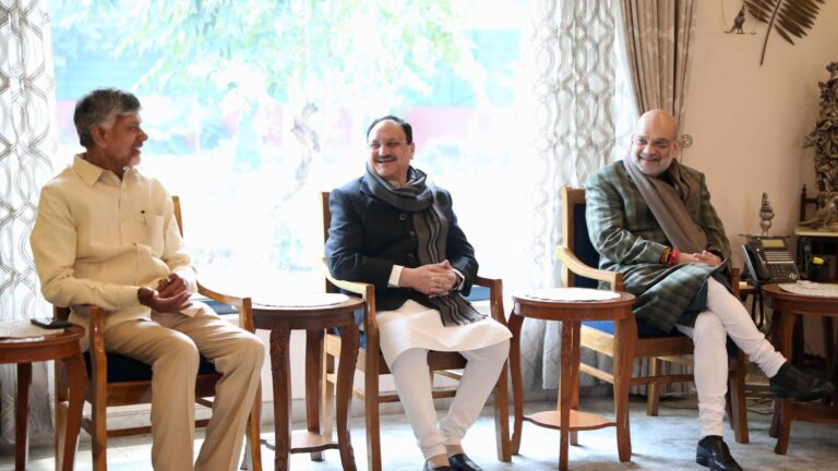 ‘India achieving unprecedented milestones’: Amit Shah, NDA leaders strategise at JP Nadda’s residence | Mint