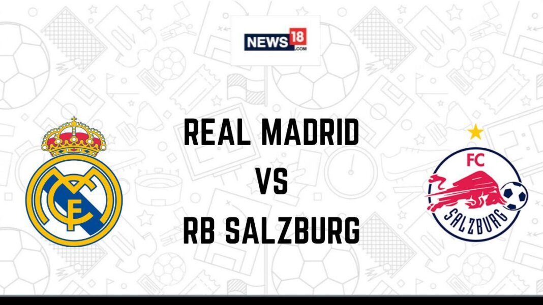 Real Madrid vs RB Salzburg Live Football Streaming For Champions League