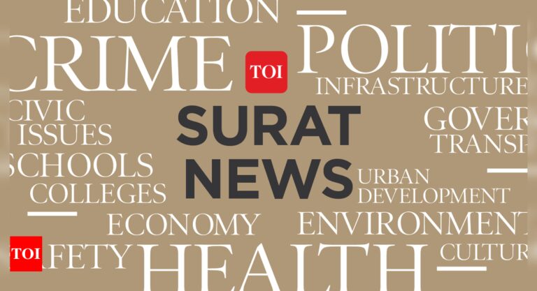 AAP councillors protest at SMC | Surat News – The Times of India