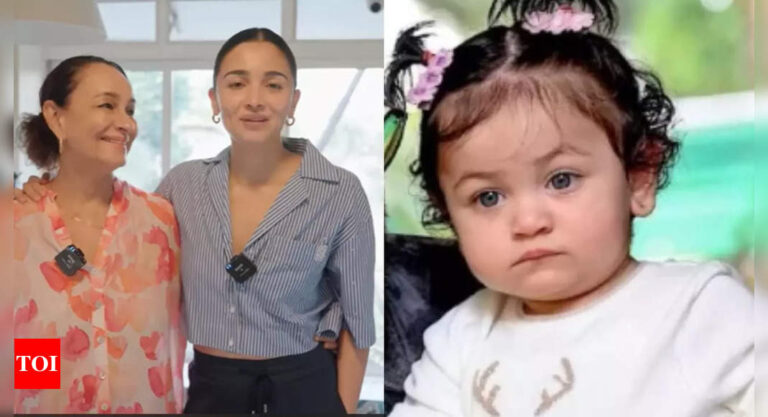 Alia Bhatt reminds Soni Razdan of Raha Kapoor while cooking Mac & Cheese together; breaks whisk accidentally | Hindi Movie News – The Times of India