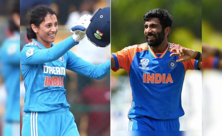 BCCI Awards: Jasprit Bumrah Is Best Men’s Cricketer, Smriti Mandhana Bags Women’s Honour, Lifetime Award for Sachin Tendulkar | Cricket News