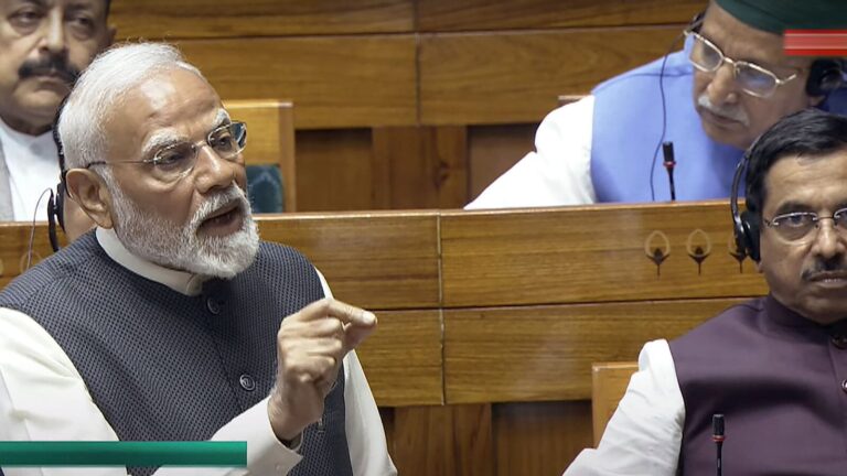 In Lok Sabha speech a day before Delhi election, PM Modi slams Arvind Kejriwal over ‘Jacuzzi,’ ‘Sheesh Mahal’ lifestyle | Mint