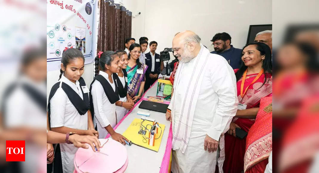 Shah inaugurates cultural, edu complexes in Mehsana | Ahmedabad News – The Times of India
