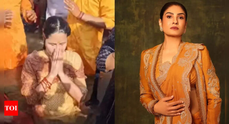 Raveena Tandon slams ‘disgusting’ behaviour of men recording Katrina Kaif’s ‘shahi snan’ at Maha Kumbh Mela – The Times of India