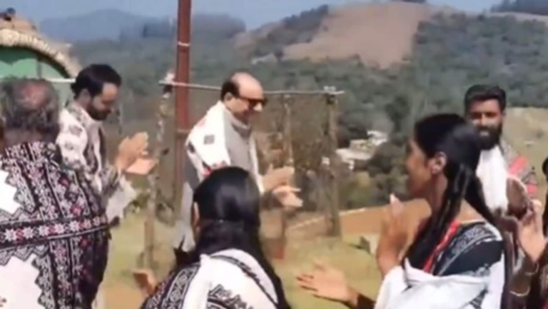 Delhi LG VK Saxena dances with tribal community in Ooty  | Watch viral video | Mint