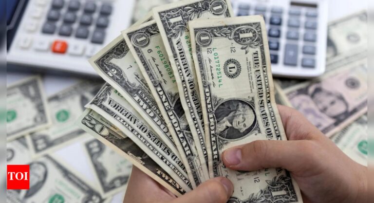 Re pares loss on RBI move, up at 85.37/$ – Times of India