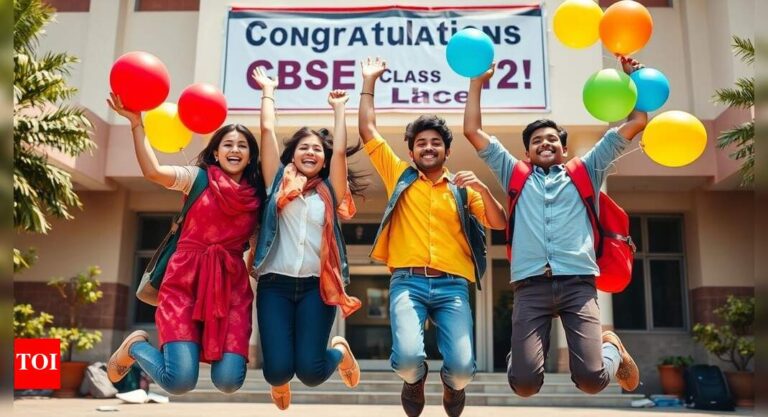 CBSE Results 2025: 93.66% pass in Class 10, 88.39% in Class 12; girls lead, southern regions top — check scores at cbseresults.nic.in – Times of India