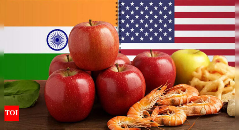 Boosting bilateral trade: India, US move swiftly to ease apple, shrimp trade barriers amidst deal progress – Times of India