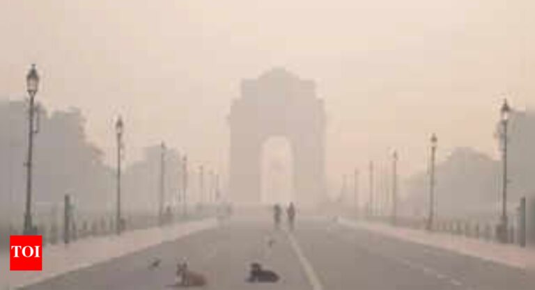 Delhi’s air quality worsens due to dust surge; AQI in ‘very poor’ category | Delhi News – Times of India