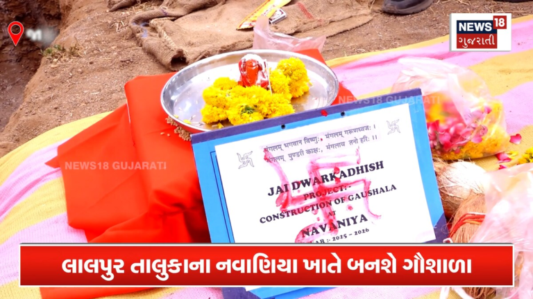 અનંત અંબાણીના જન્મદિવસ નિમિતે ગૌશાળાનો શિલાન્યાસ