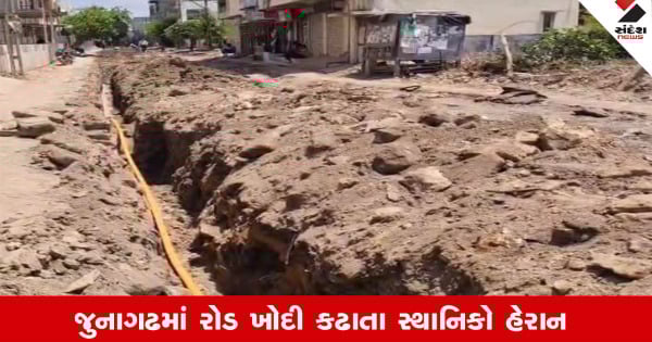 Junagadhમાં સ્થાનિકો અને વેપારીઓ અકળાયા, ખરાબ રોડ અને ખોદકામની ઉઠી ફરિયાદ