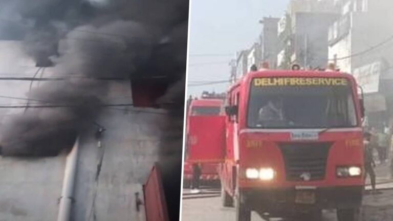 BREAKING: दिल्ली की बवाना फैक्ट्री में आग के बाद धमाके से गिरी इमारत, मची अफरा-तफरी; मौके पर दमकल की 17 गाड़ियां मौजूद