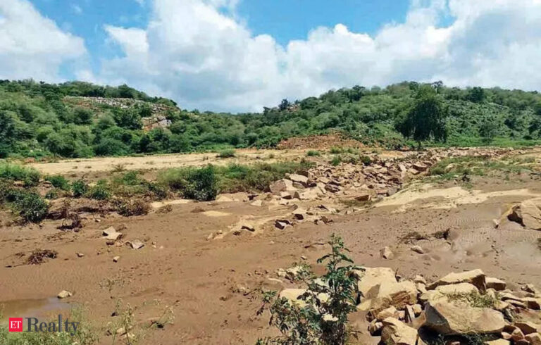 Illegal construction still on in Aravalis, trees cut & walls built – ET RealEstate