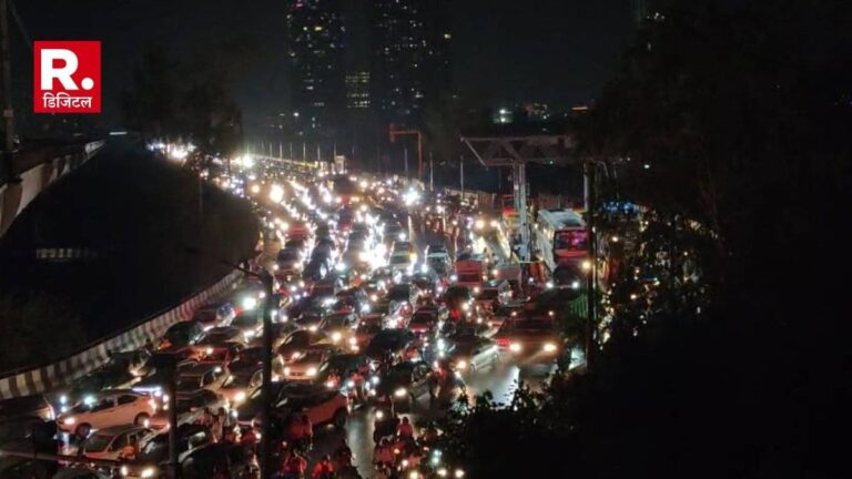 जहां तक देखो, वहां तक जाम… आंधी और बारिश के बाद नोएडा-दिल्ली बेहाल, ग्रेटर नोएडा एक्सप्रेसवे और कालिंदी कुंज पर थमी वाहनों की रफ्तार
