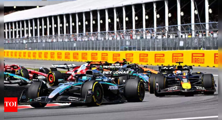 Formula One: George Russell wins Canadian GP as McLaren chaos unfolds behind