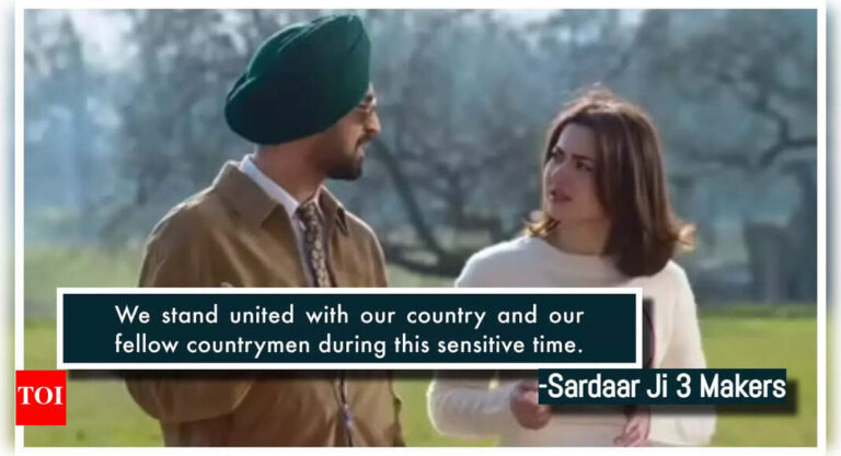 Makers of Diljit Dosanjh’s ‘Sardaar Ji’ issue statement amid the ongoing Hania Aamir’s casting controversy: “We stand united with our country and…” |