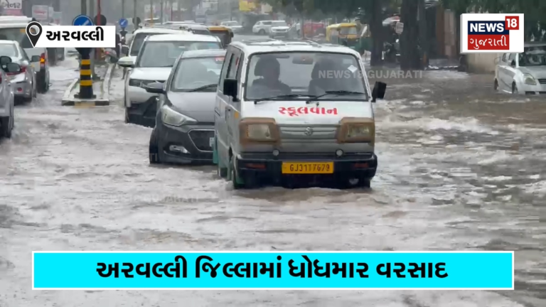 અરવલ્લીમાં મેઘરાજાએ બોલાવી દીધી સટાસટી