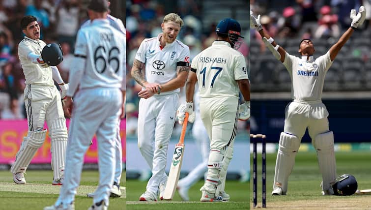 ind vs eng day 1 highlights yashasvi jaiswal shubman gill century rishabh pant performed well india vs england 1st test