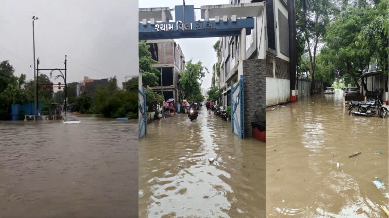Flood-like situation in Surat after torrential rains