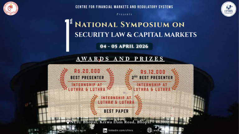 1st NLIU National Symposium on Securities Law & Capital Markets, 2026