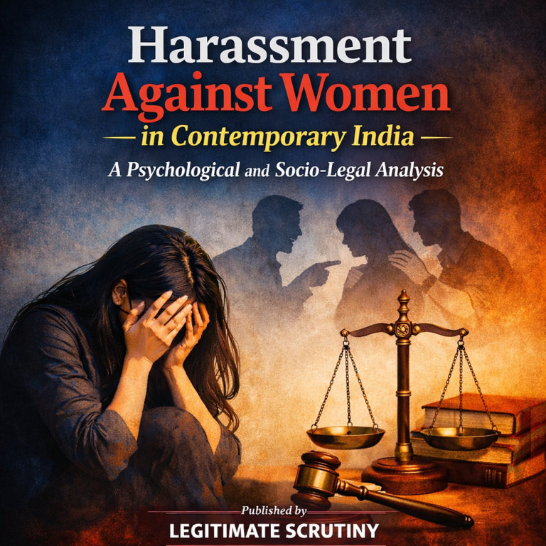 A Psychological and Socio-Legal Analysis.