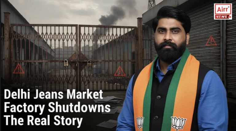 BJP Leader Interview: Ravinder Gaur Reveals Secrets of Delhi’s Jeans Market Controversy & Factory Shutdowns-Jyoti Sharma(TR)-Jyoti Sharma(IA)-Jyoti Sharma(AN)